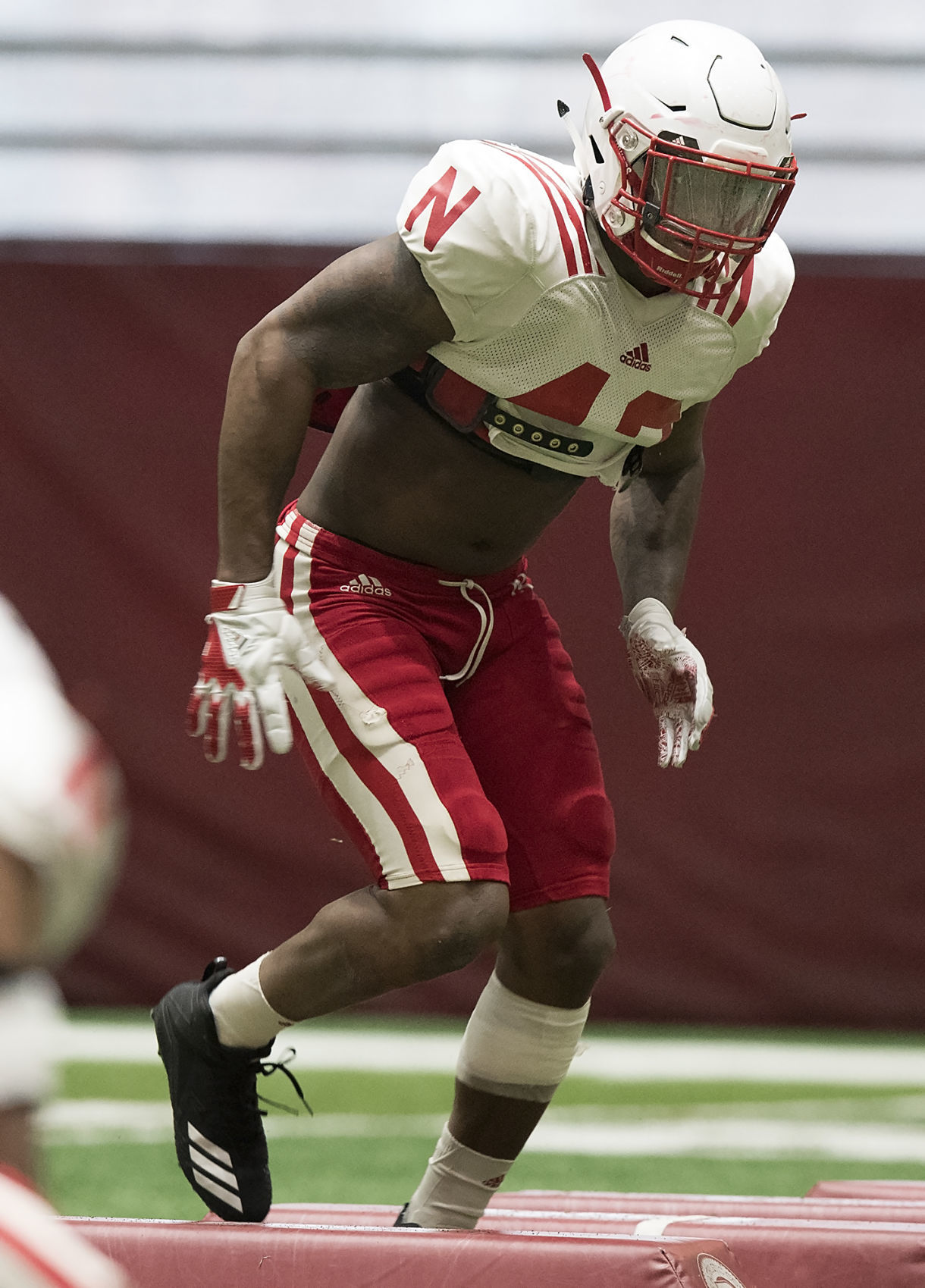Nebraska football practice, 4.3.2019